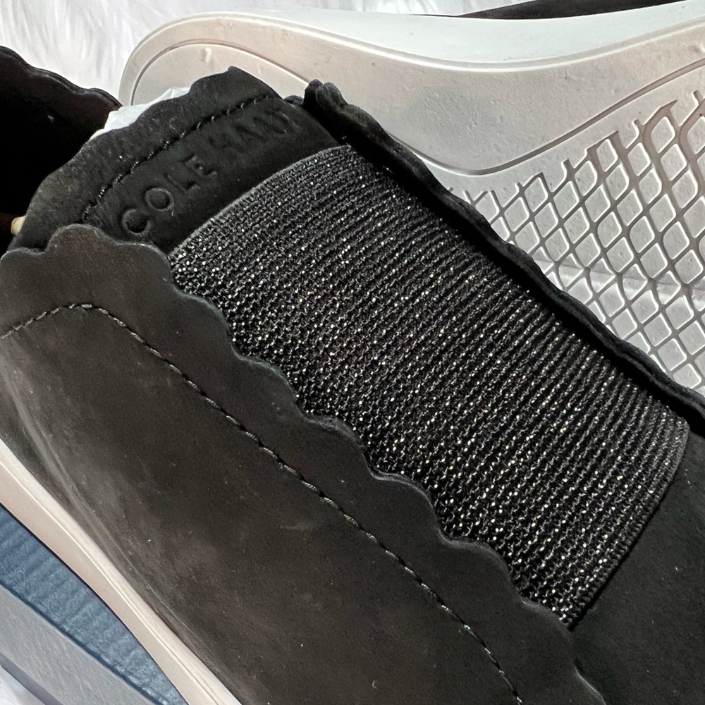 New Cole Haan Women's Grand Crosscourt Street Scallop Slip on Sneaker - Picture 12 of 15